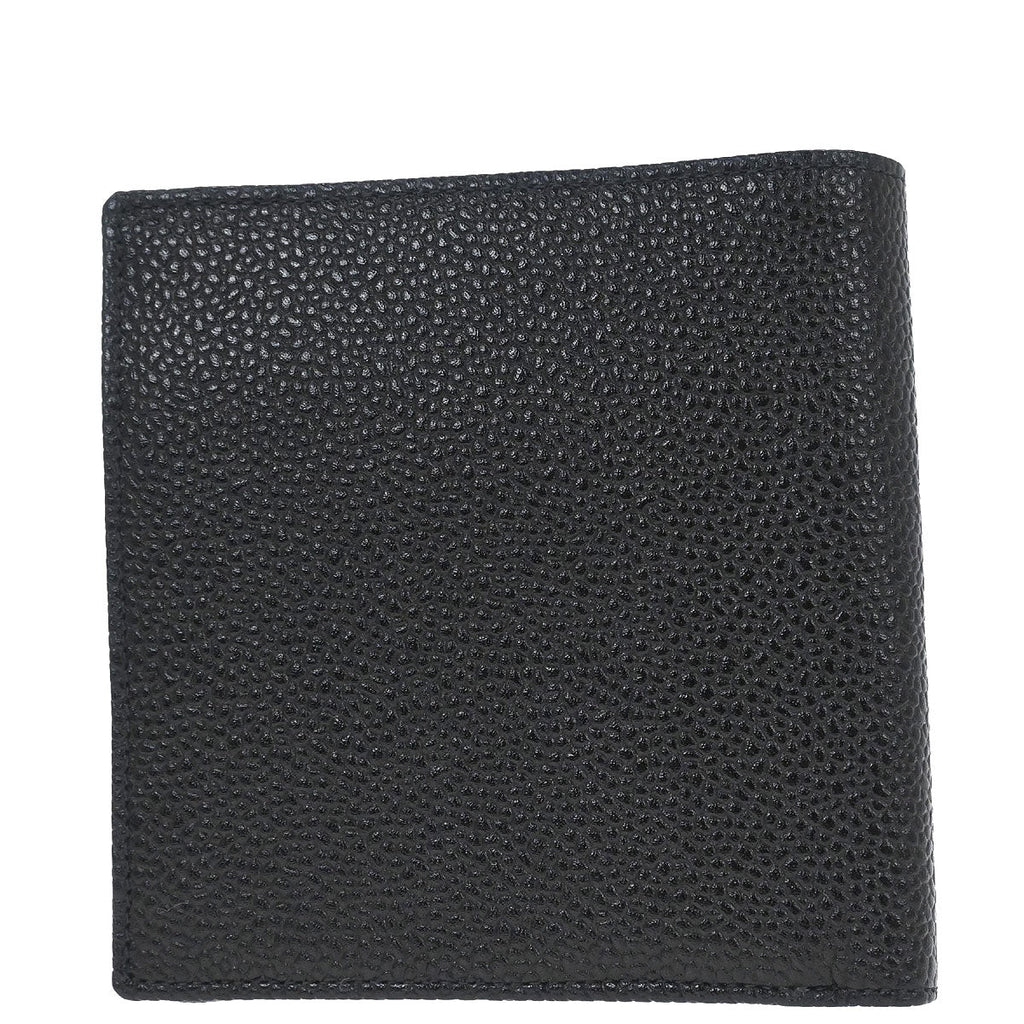 Chanel 1997-1999 Black Caviar Skin Bifold Wallet Purse