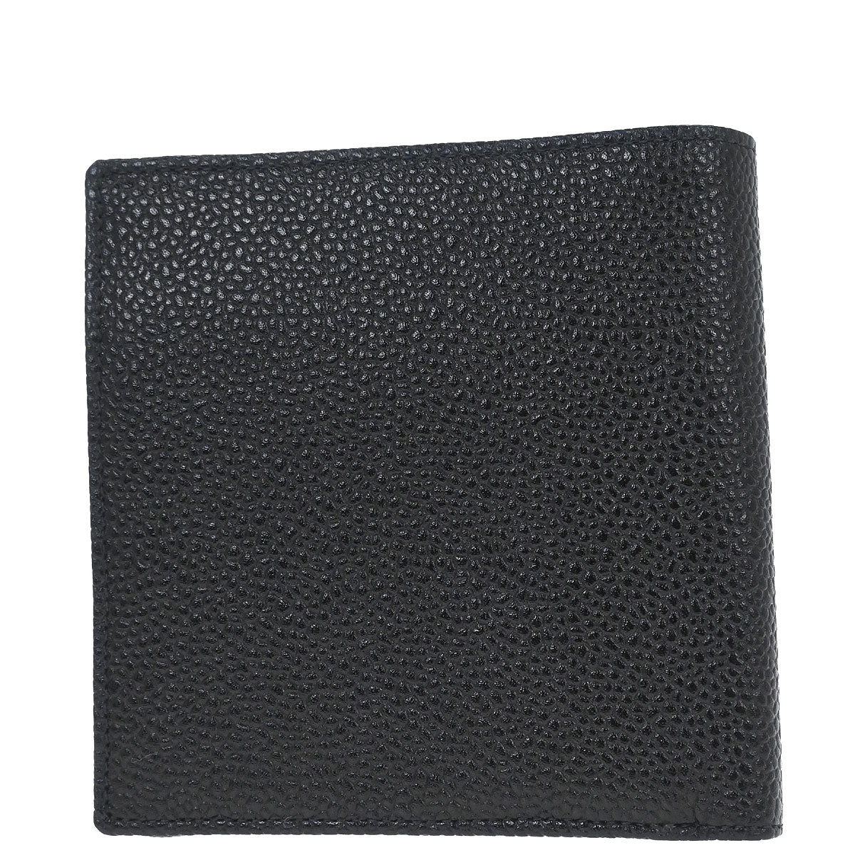 Chanel 1997-1999 Black Caviar Skin Bifold Wallet Purse