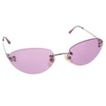 Chanel Sunglasses Eyewear Purple Small Good