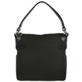 Celine Black Satin C Macadam Handbag