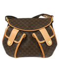 Celine * Brown PVC Macadam Shoulder Bag