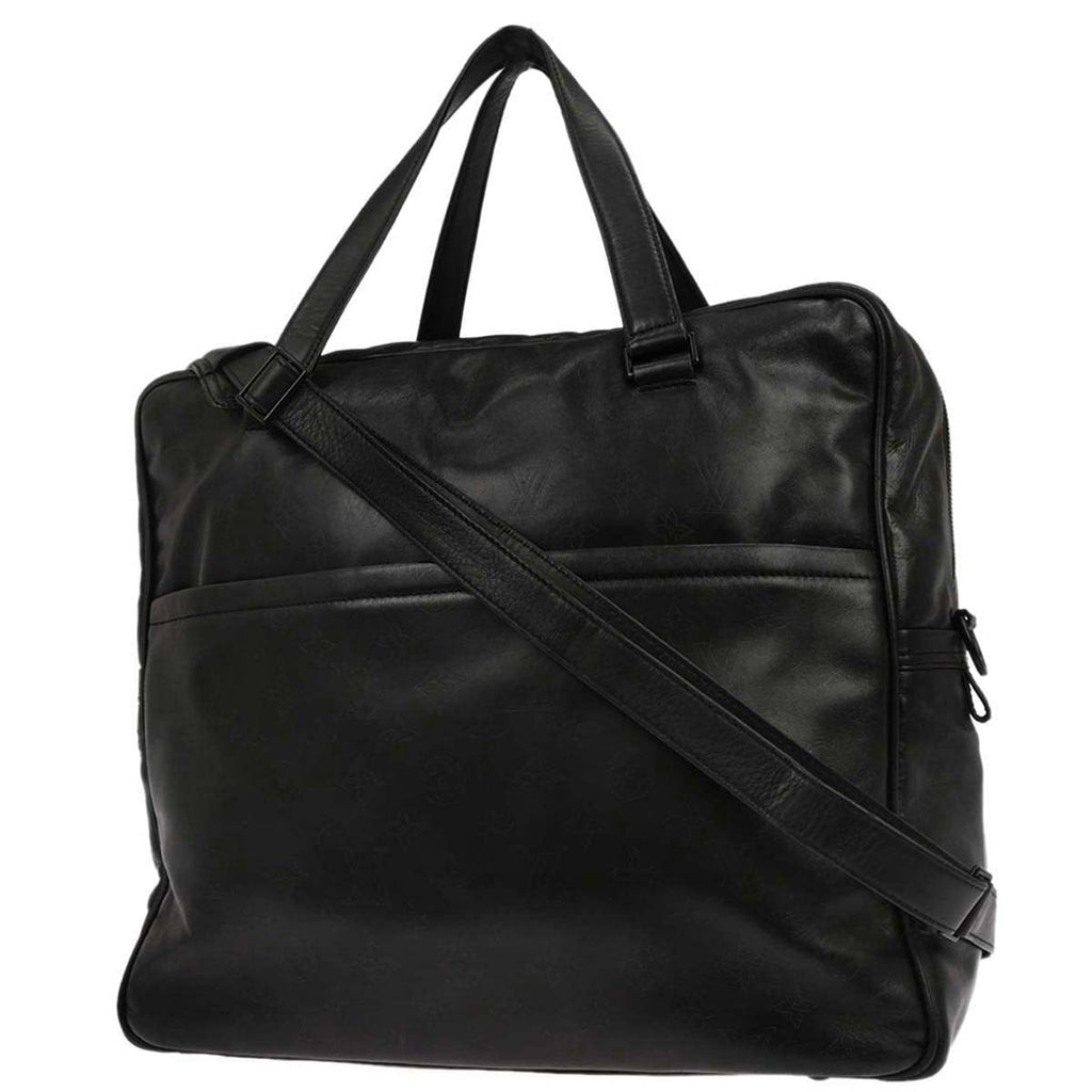 Louis Vuitton 2002 Black Monogram Diffille Upton 2way Shoulder Handbag M92400