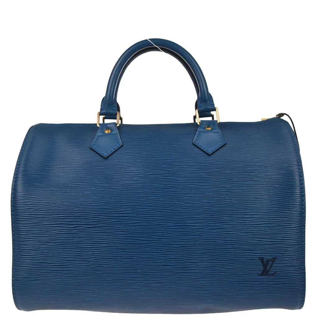 Louis Vuitton 1994 Blue Epi Speedy 30 Handbag M43005