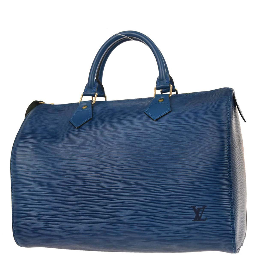 Louis Vuitton 1994 Blue Epi Speedy 30 Handbag M43005