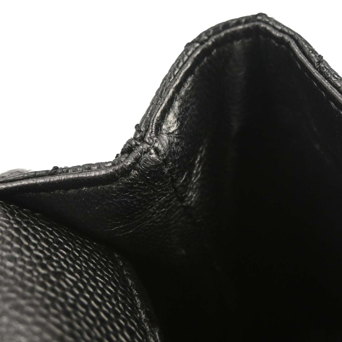 Chanel 2005-2006 Black Caviar Skin Top Handle Handbag