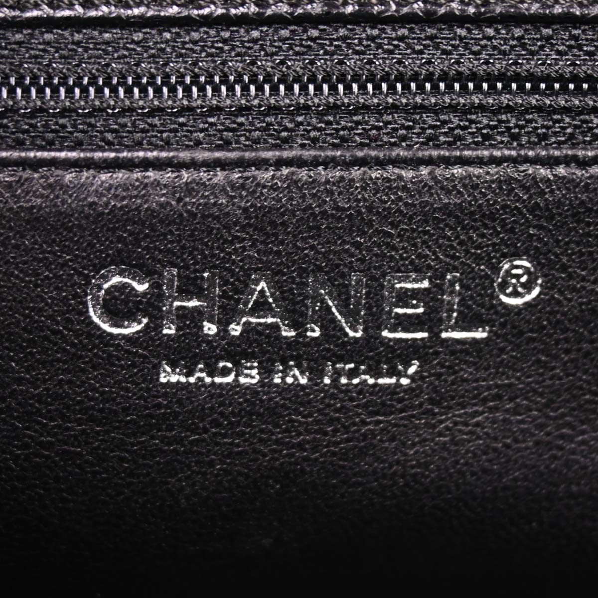 Chanel 2005-2006 Black Caviar Skin Top Handle Handbag