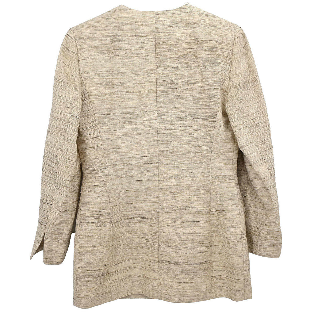 Christian Dior Single Breasted Jacket Beige #M