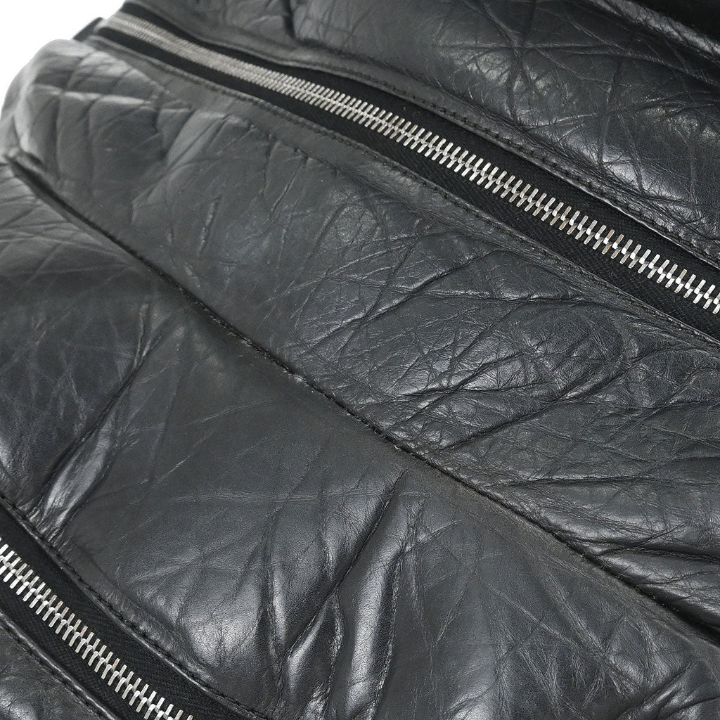 Chanel Black Calfskin Lady Braid Bowler Bag Handbag