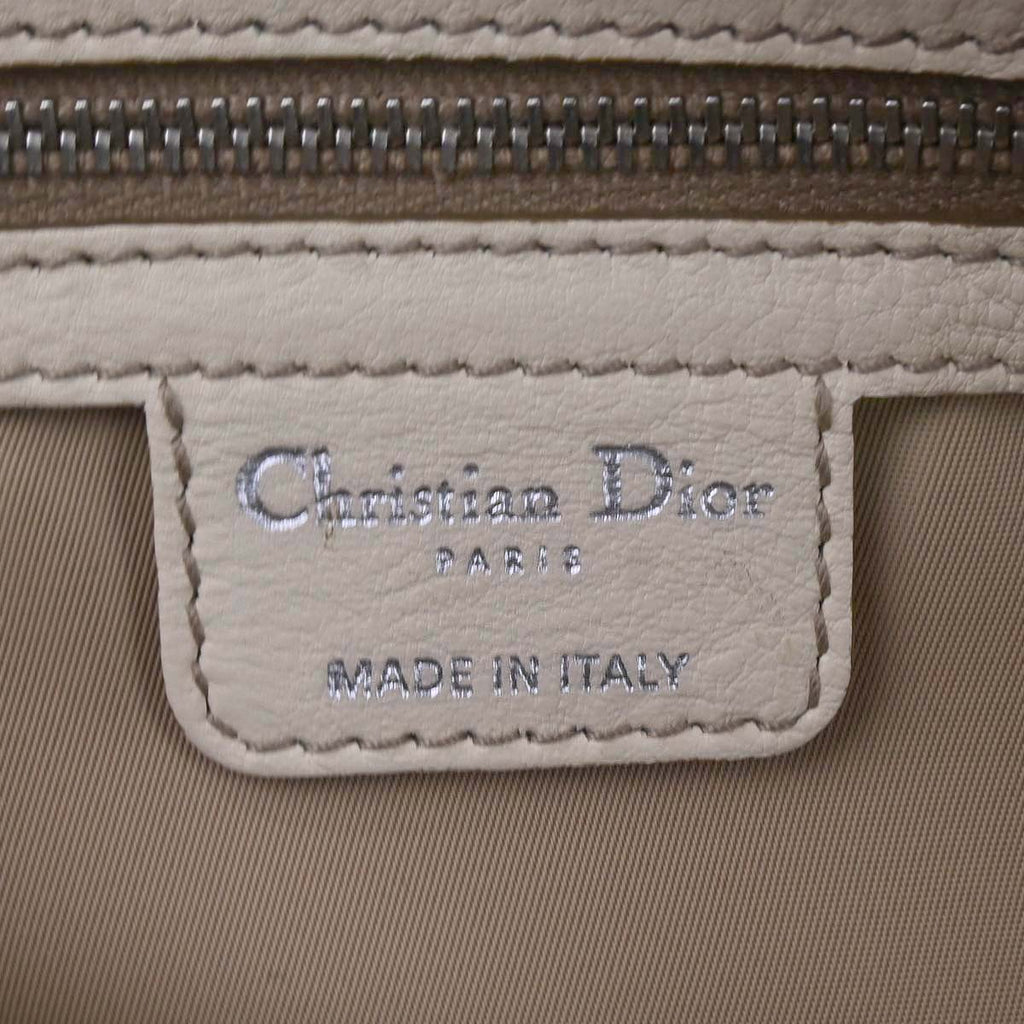 Christian Dior Beige Canvas Trotter My Dior Duffle Handbag