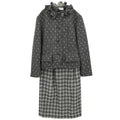 Christian Dior Setup Suit Jacket Skirt Black