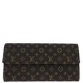 Louis Vuitton Monogram Mini Lin Portefeuille Sarah Wallet M95234