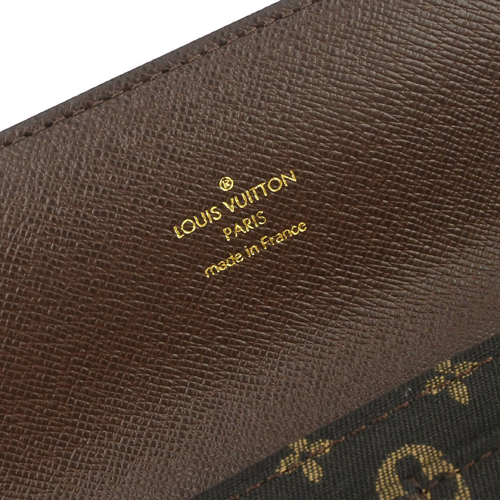 Louis Vuitton Monogram Mini Lin Portefeuille Sarah Wallet M95234