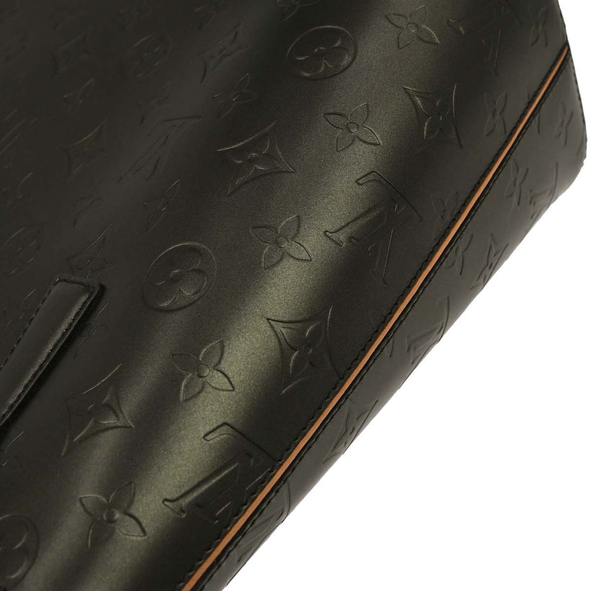 Louis Vuitton 2002 Black Monogram Mat Stockton Tote Handbag M55112