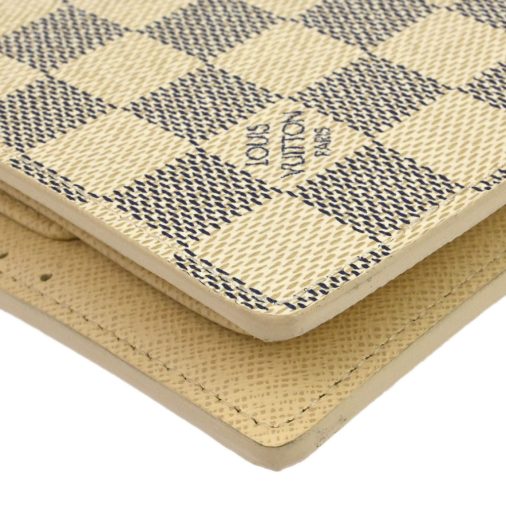 Louis Vuitton Damier Azur Portefeuille Marco Wallet Purse N60018