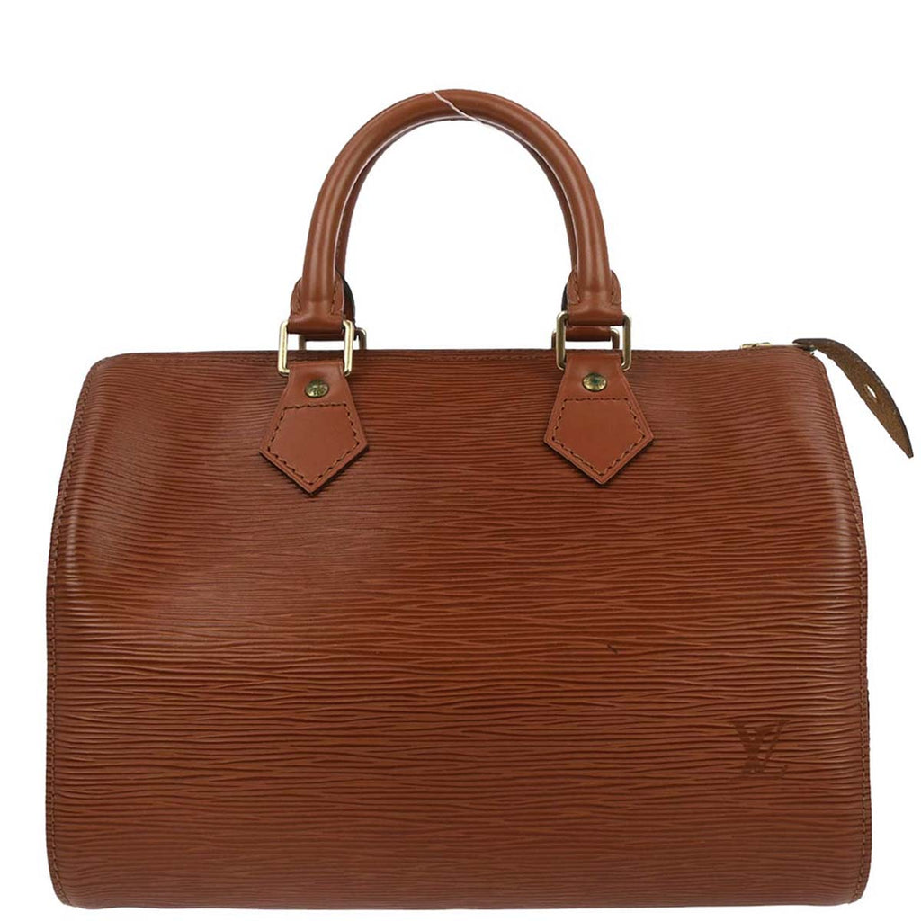 Louis Vuitton 1995 Brown Epi Speedy 25 Handbag M43013