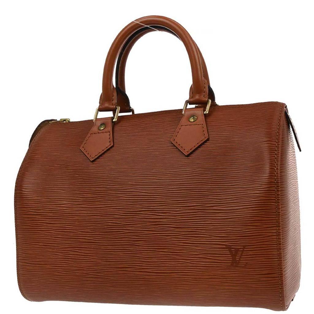 Louis Vuitton 1995 Brown Epi Speedy 25 Handbag M43013