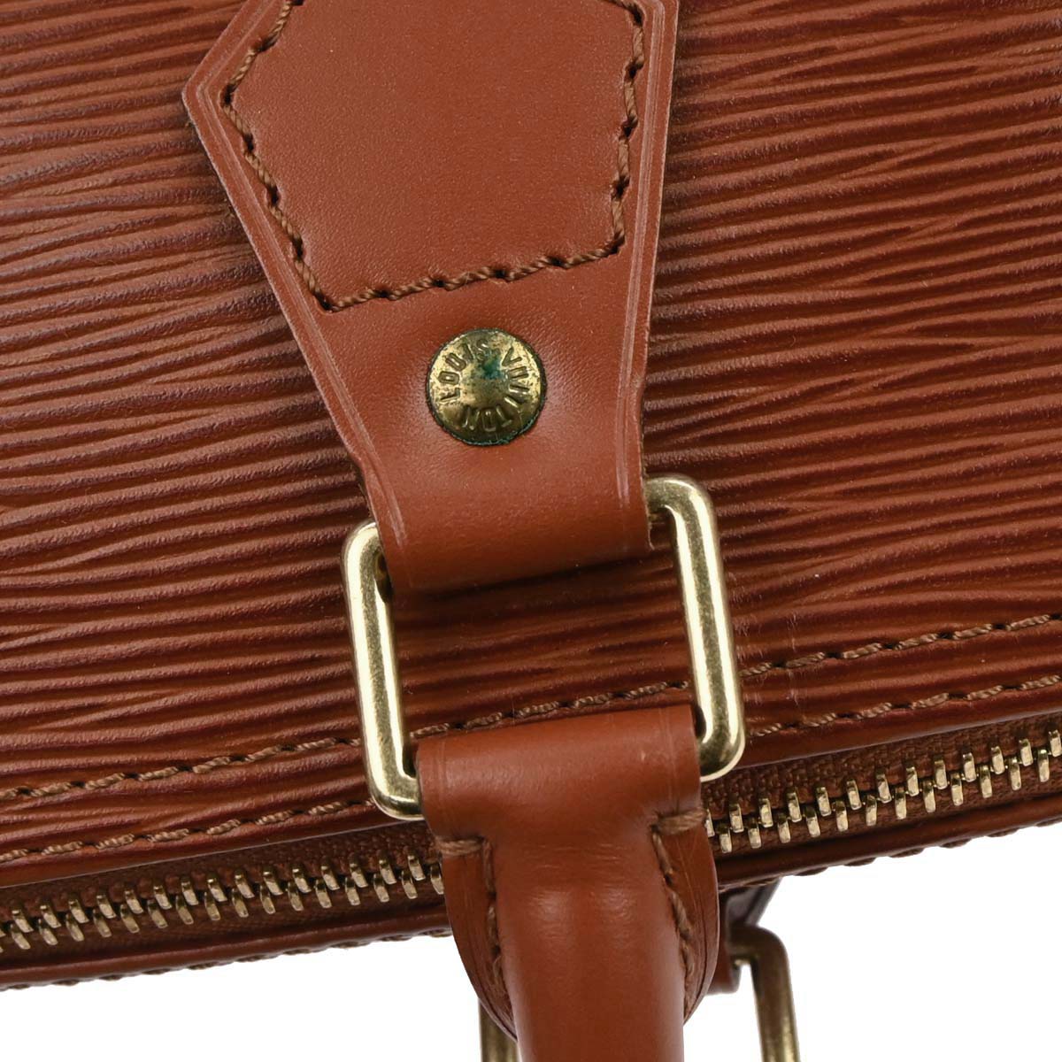 Louis Vuitton 1995 Brown Epi Speedy 25 Handbag M43013