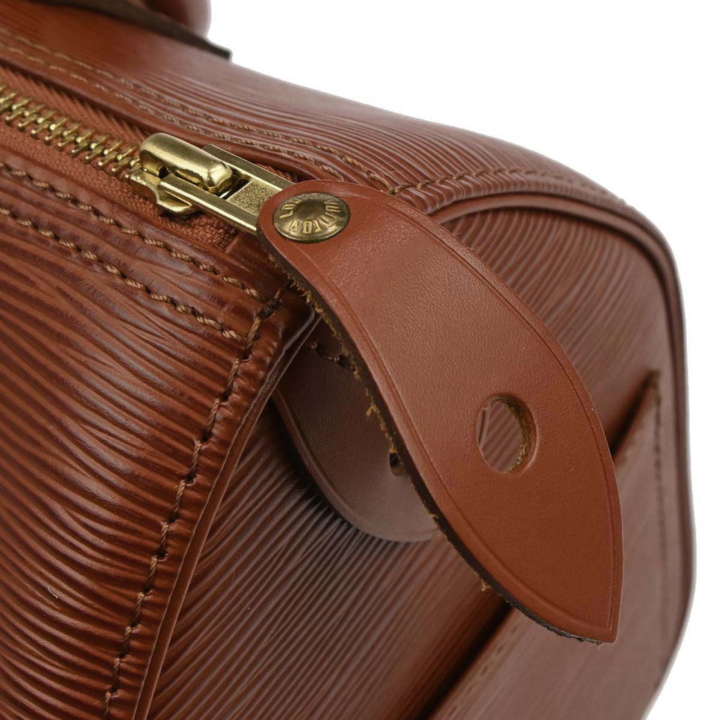 Louis Vuitton 1995 Brown Epi Speedy 25 Handbag M43013