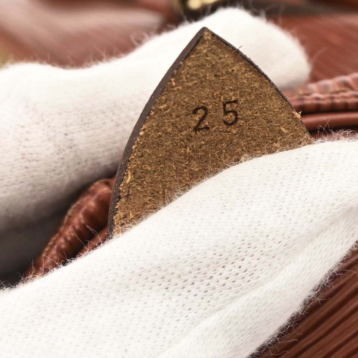 Louis Vuitton 1995 Brown Epi Speedy 25 Handbag M43013