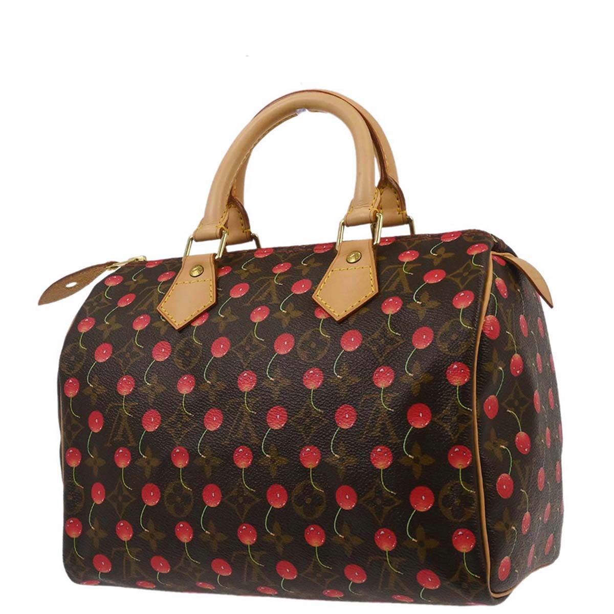 Louis Vuitton 2005 Monogram Cherry Speedy 25 Handbag M95009