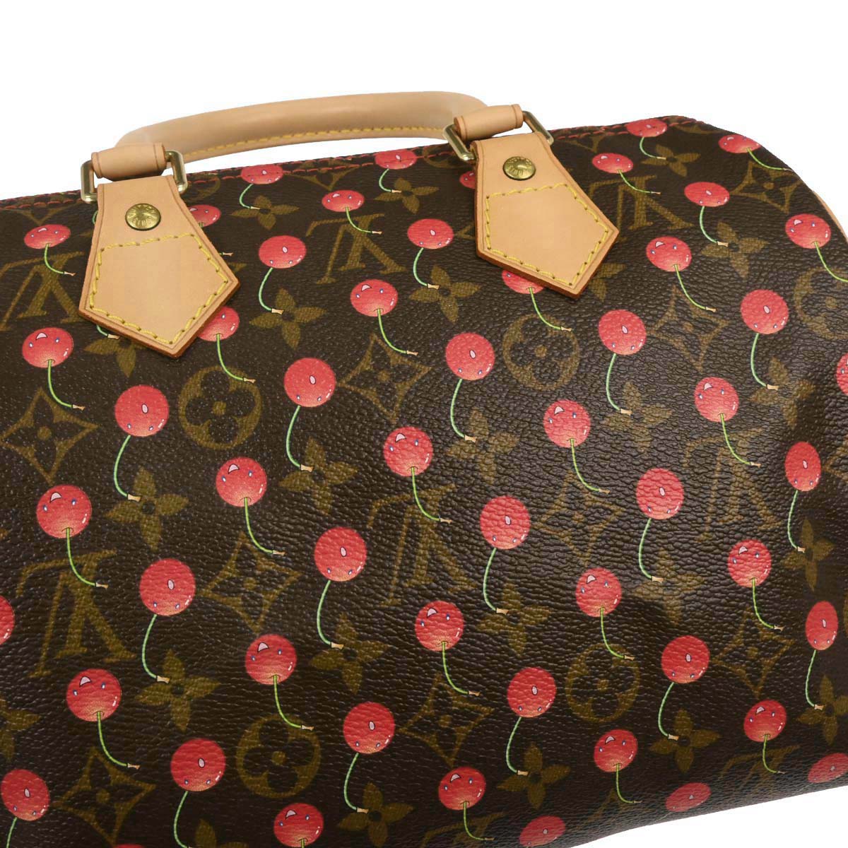 Louis Vuitton 2005 Monogram Cherry Speedy 25 Handbag M95009
