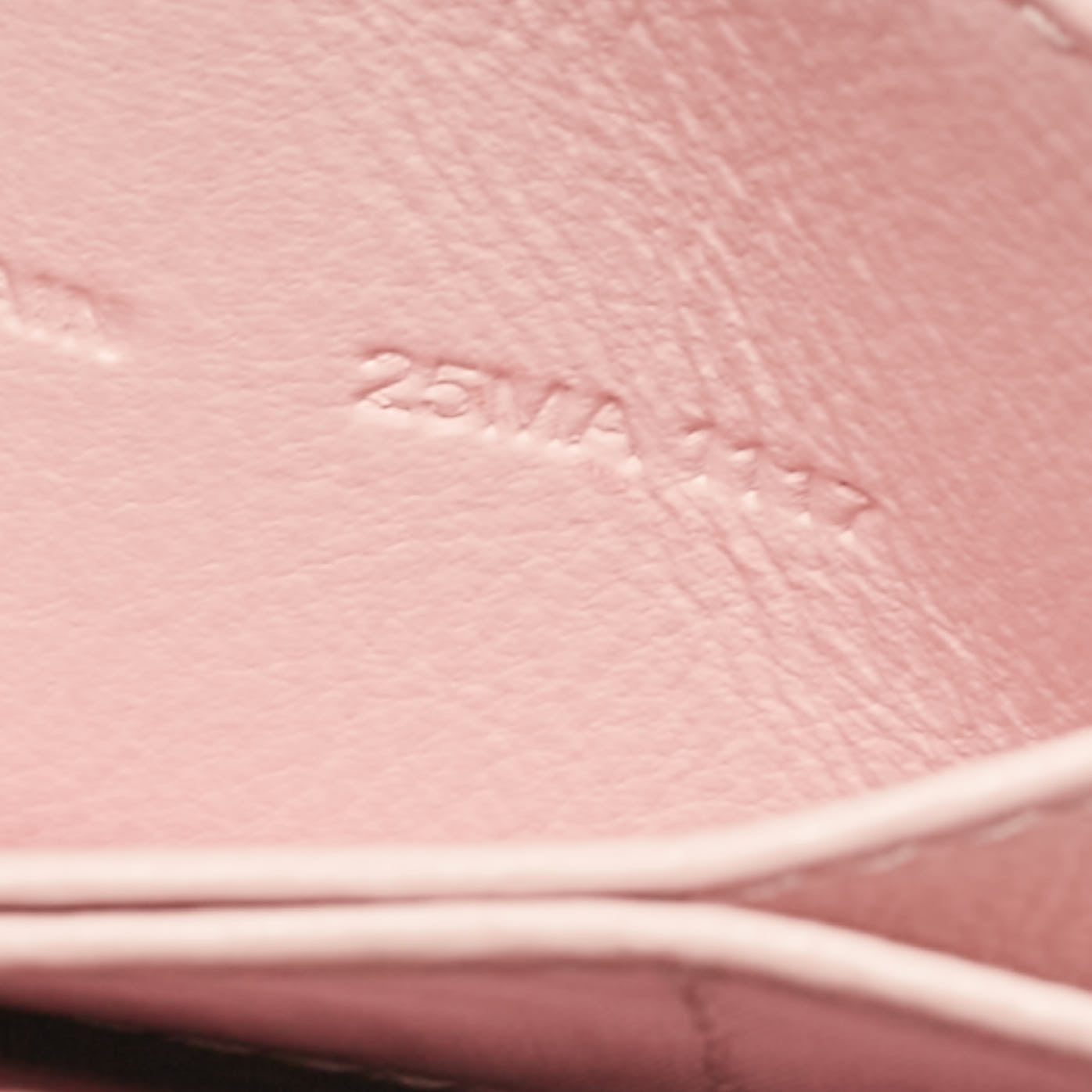 Dior Light Pink Cannage  Leather Jasmine Card Holder