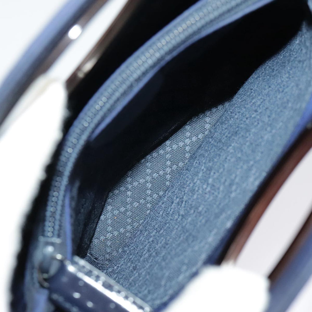 Gucci Brick Lane Tote Diamante Canvas Blue Canvas Crossbody Bag Bag (Pre-Owned)