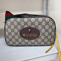 Gucci Gucci Supreme Neo Vintage Messenger Crossbody Bag,Beige
