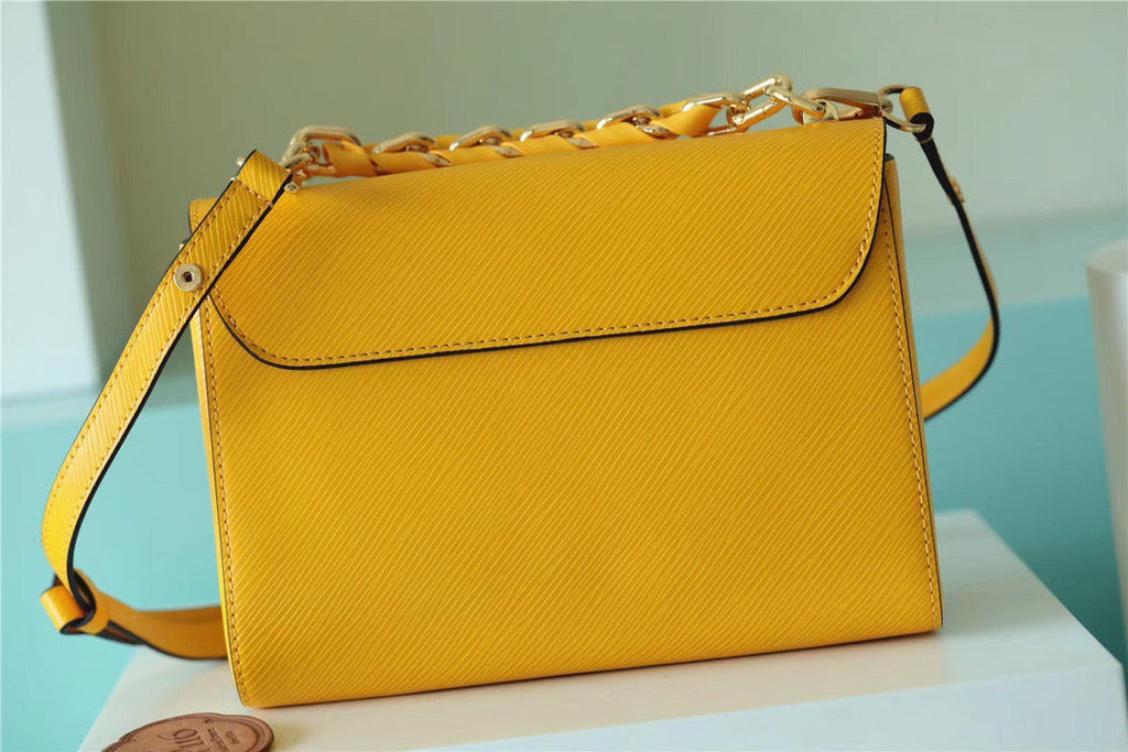 Louis Vuitton Twist MM Epi Sunflower Yellow For Women, Women’s Bags, Shoulder And Crossbody Bags 9.1in/23cm Louis Vuitton M59888