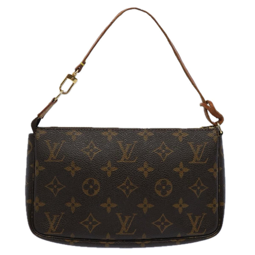 Louis Vuitton Pochette Accessoire  Canvas Clutch Bag