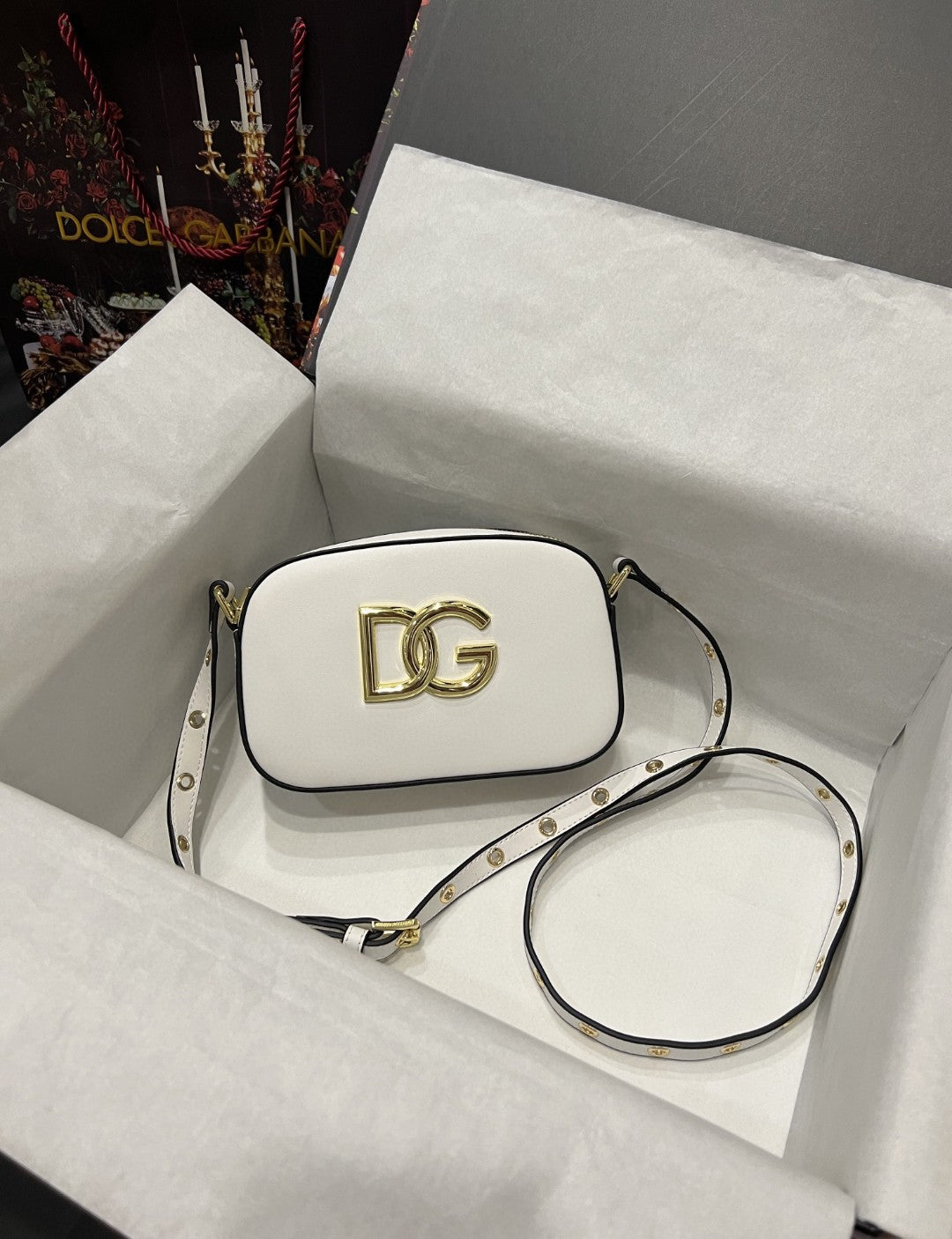 Crossbody 3.5 Bag White For Women 7.5in/19cm GLAMI7095AW57680002