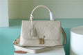 Louis Vuitton Madeleine MM Monogram Empreinte Creme Beige For Women,  Shoulder and Crossbody Bags 11.8in/30cm Louis Vuitton