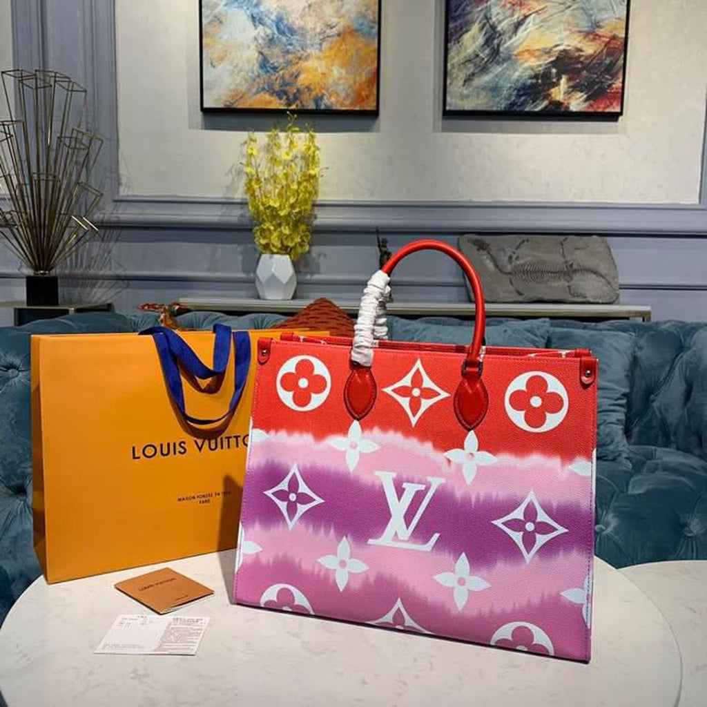 Louis Vuitton Escale Onthego GM Tote Bag Red For Women,  Shoulder Bags 16.1in/41cm Louis Vuitton M45121