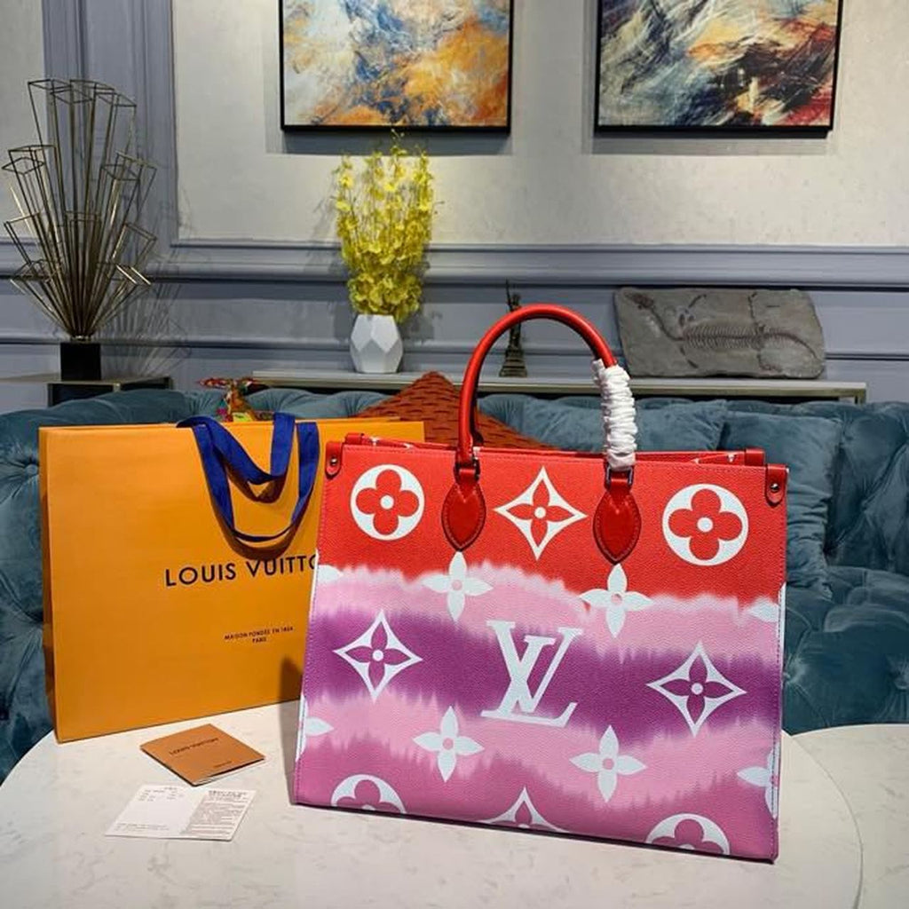 Louis Vuitton Escale Onthego GM Tote Bag Red For Women,  Shoulder Bags 16.1in/41cm Louis Vuitton M45121