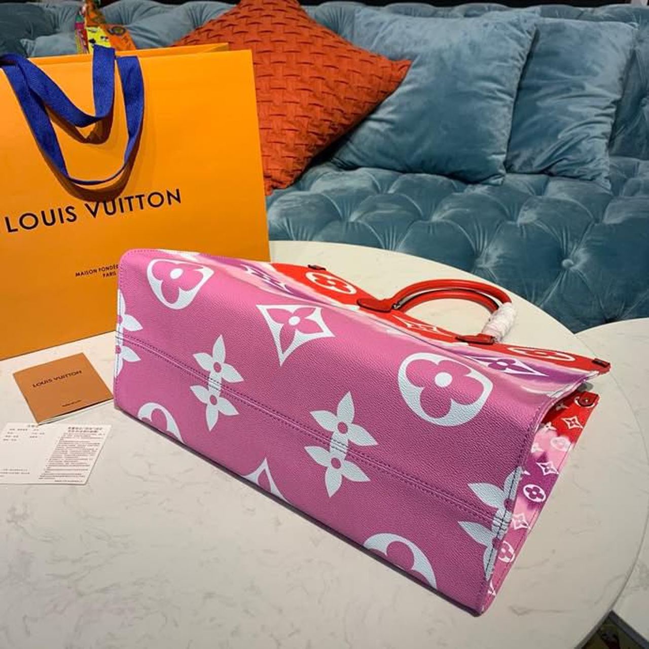 Louis Vuitton Escale Onthego GM Tote Bag Red For Women,  Shoulder Bags 16.1in/41cm Louis Vuitton M45121