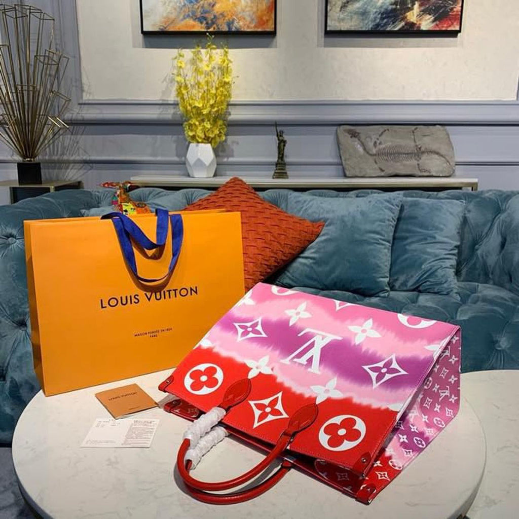 Louis Vuitton Escale Onthego GM Tote Bag Red For Women,  Shoulder Bags 16.1in/41cm Louis Vuitton M45121