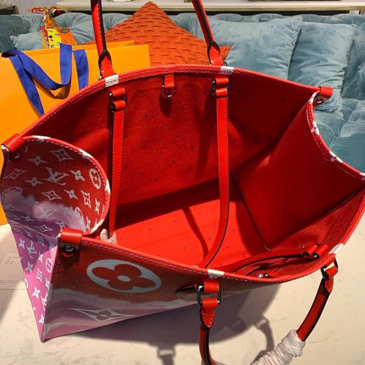 Louis Vuitton Escale Onthego GM Tote Bag Red For Women,  Shoulder Bags 16.1in/41cm Louis Vuitton M45121