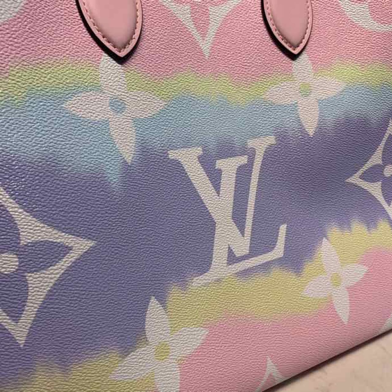 Louis Vuitton Escale OnTheGo GM Tote Bag Monogram Canvas Pastel Pink For Women,  Shoulder Bags 16.1in/41cm Louis Vuitton M45119