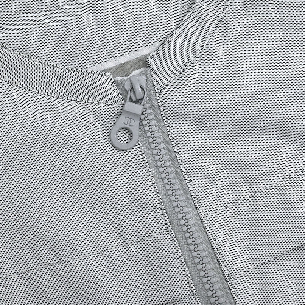 Chanel 2001 Sport Line Setup Suit Top Pants Gray #36