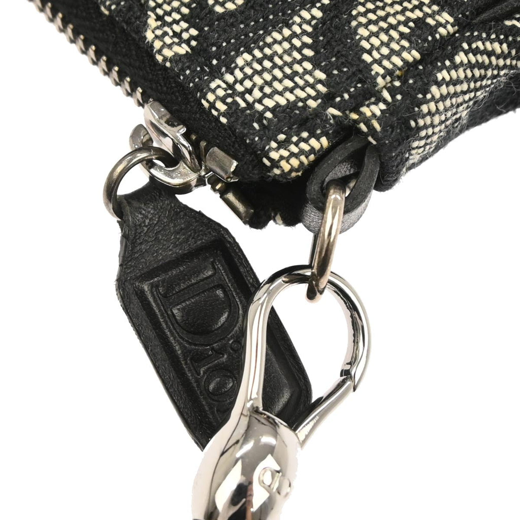 Christian Dior Black Trotter Saddle Handbag