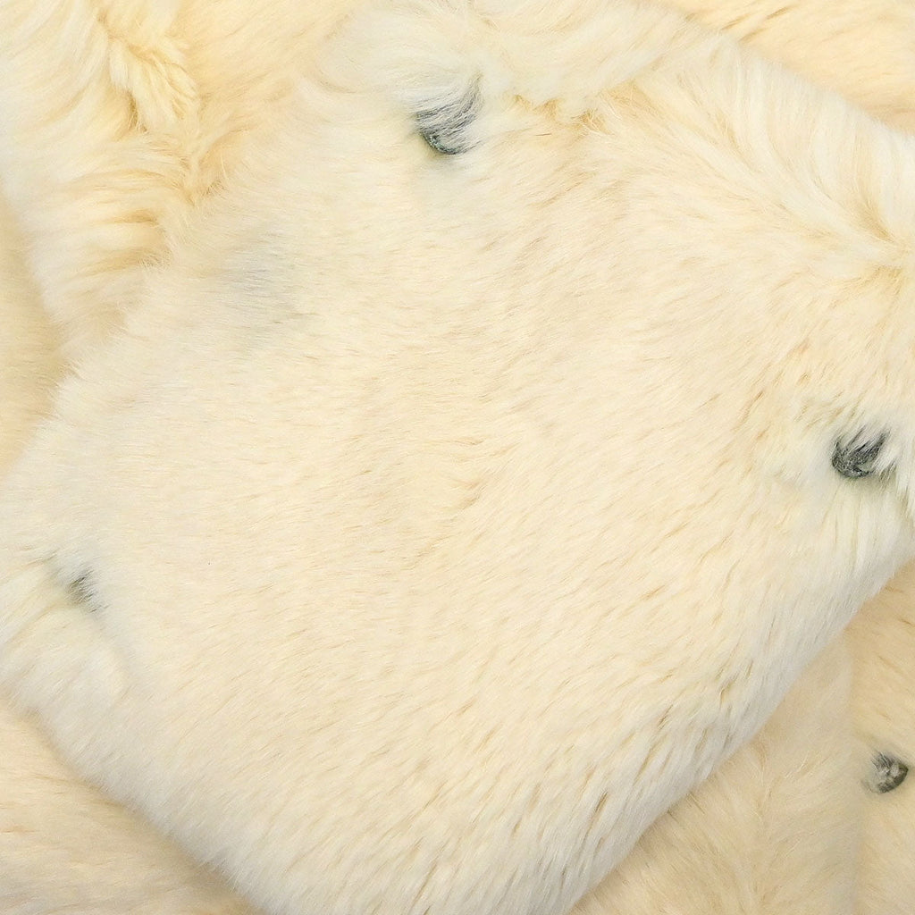 Chanel * Lapin Fur Scarf Ivory Small Good