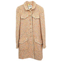 Chanel 1997 Single Breasted Coat Pink #38