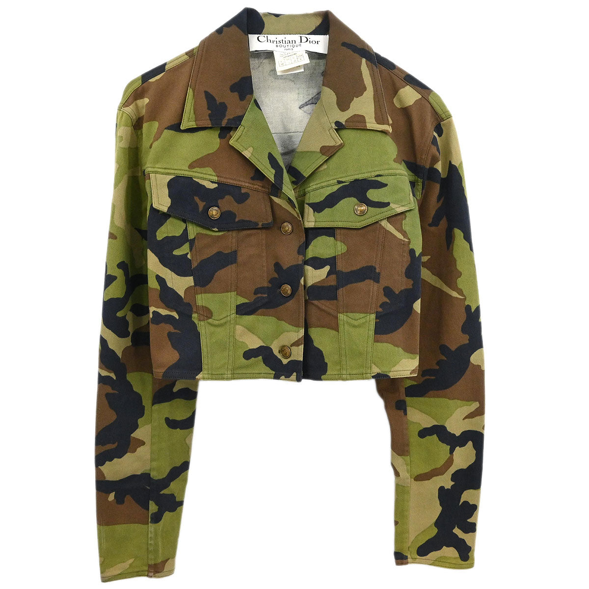 Christian Dior 2001 Jacket Camouflage Khaki #38