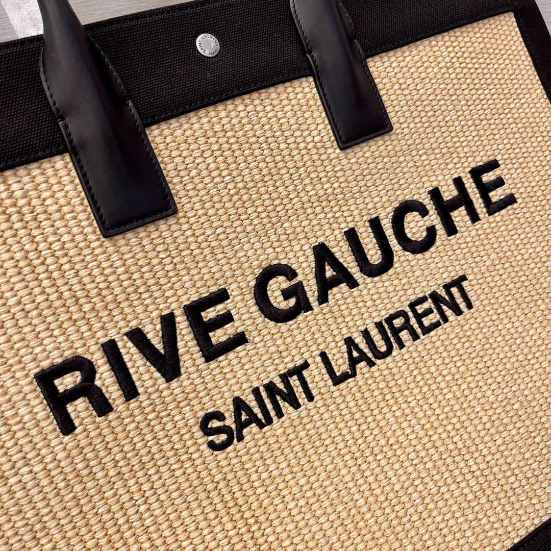 YSSL Rive Gauche Tote Bag In RafTop QualityTop Qualitya For Women 18.9in/48cm YSL