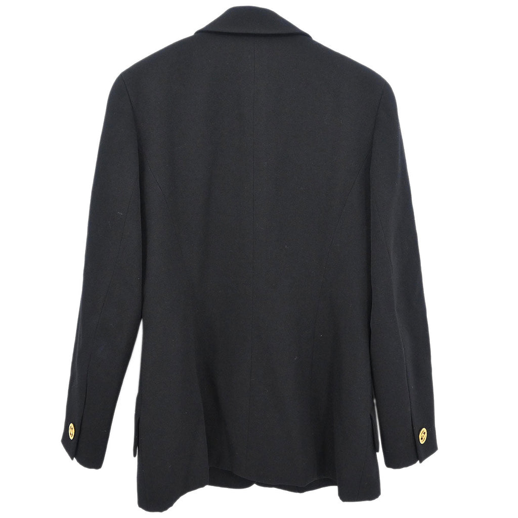 Chanel Double Breasted Jacket Black