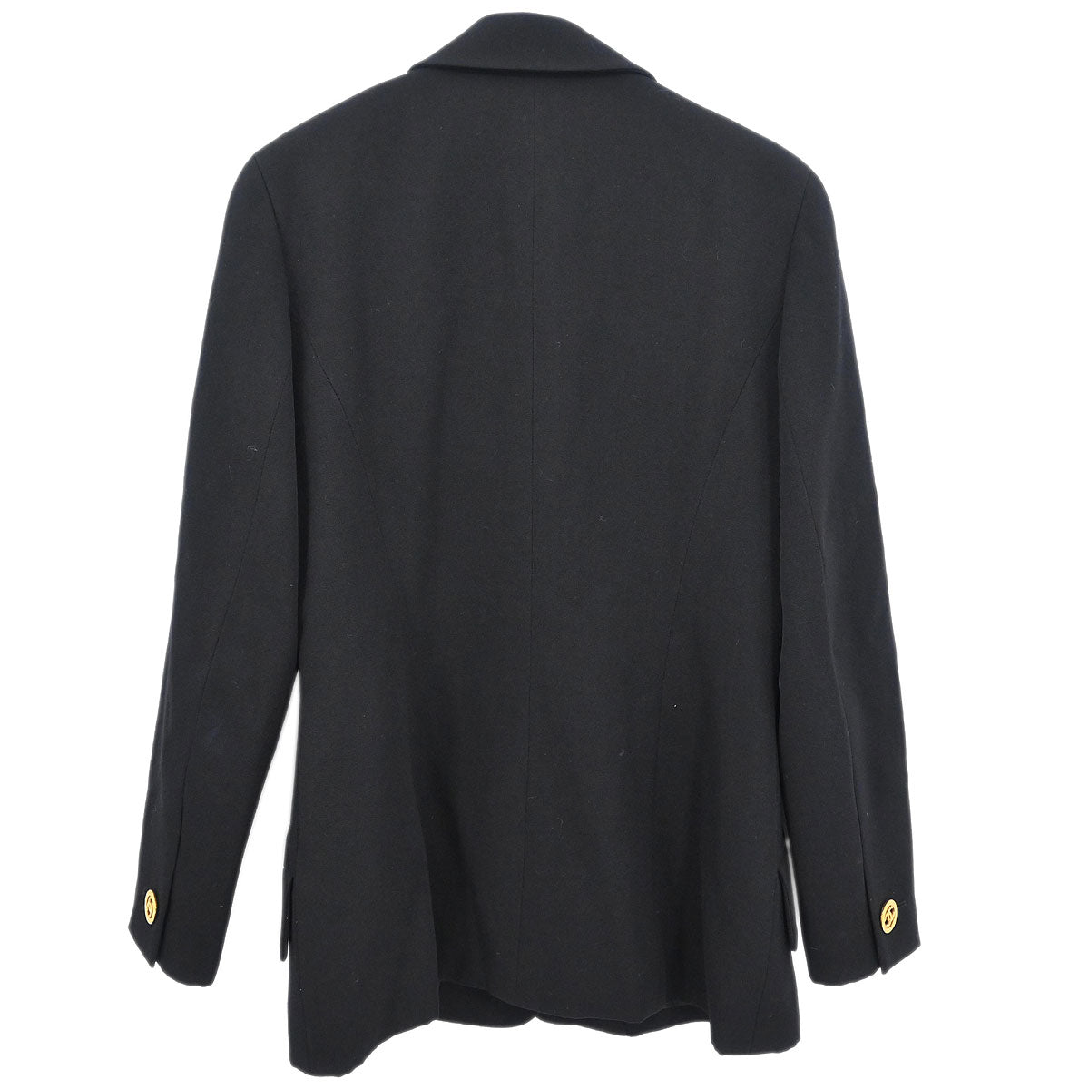 Chanel Double Breasted Jacket Black