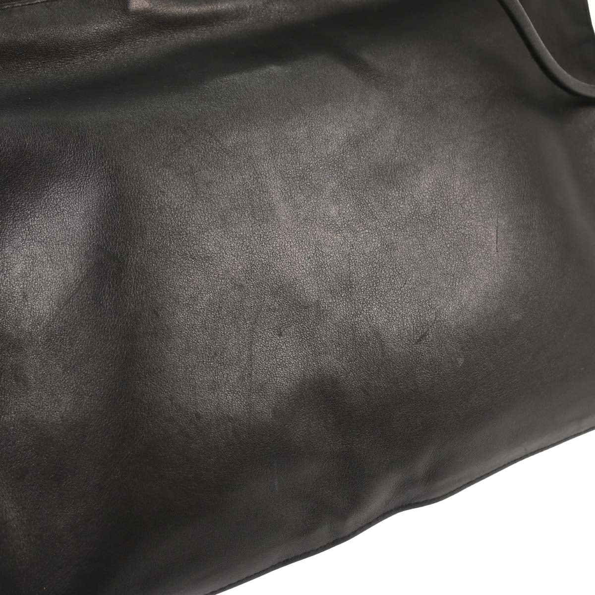 Chanel 2005-2006 Black Calfskin Cambon Ligne Shoulder Bag