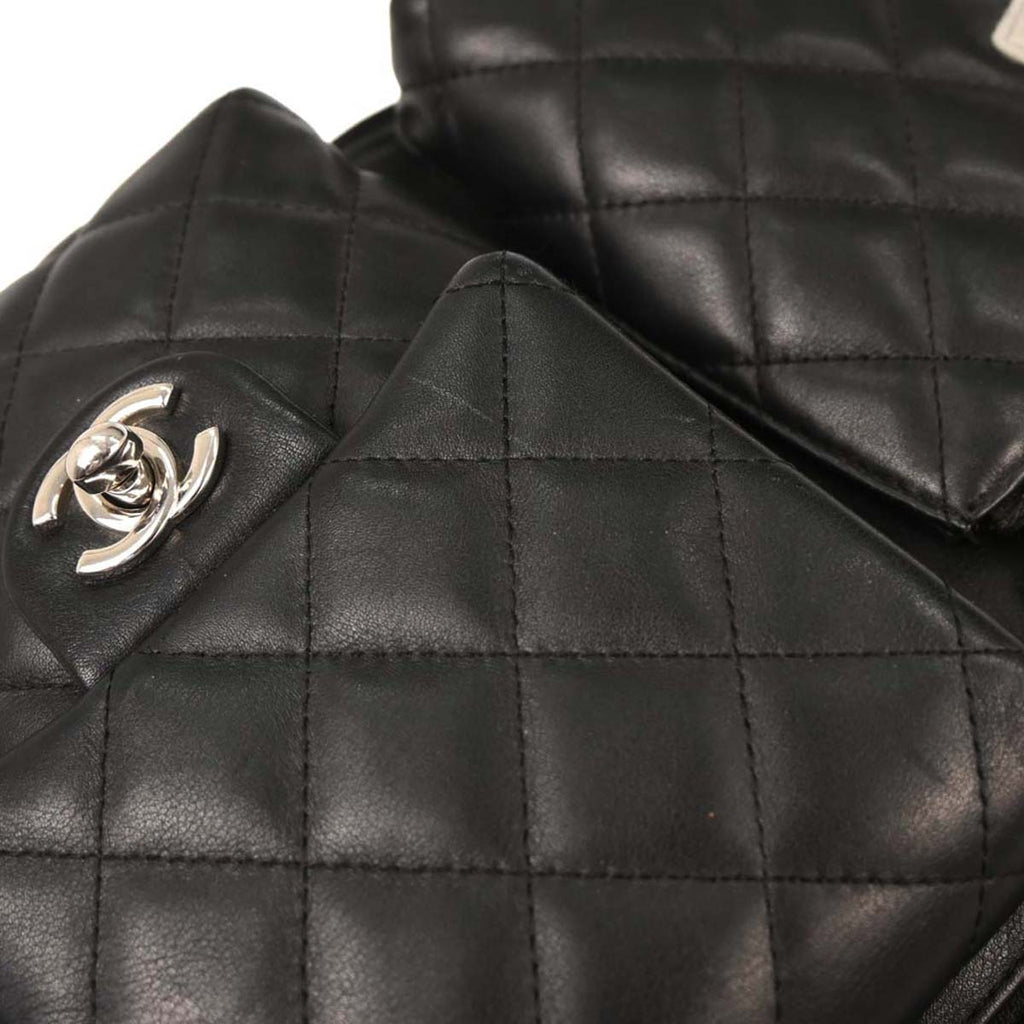 Chanel 2005-2006 Black Calfskin Cambon Ligne Shoulder Bag