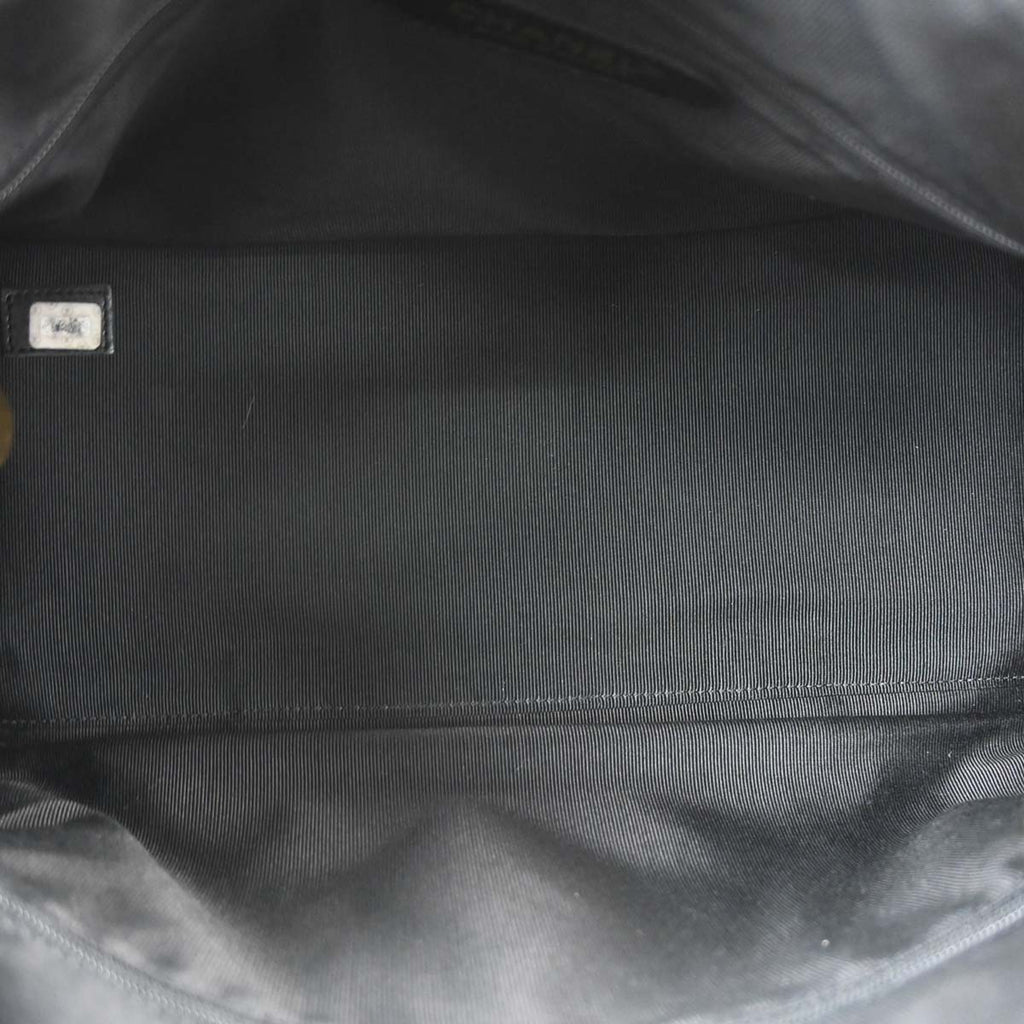 Chanel Black Caviar Skin 2way Shoulder Duffle Handbag