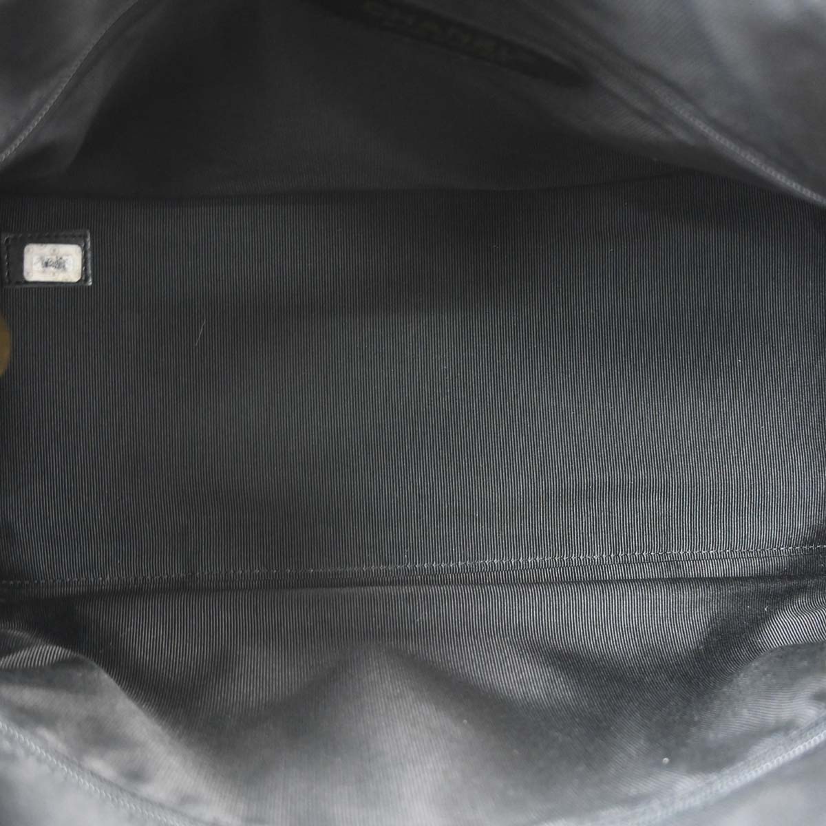 Chanel Black Caviar Skin 2way Shoulder Duffle Handbag